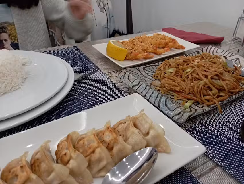 Restaurante chino sabroso oriental